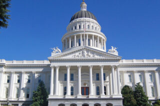 CA Capitol Head On Shot
