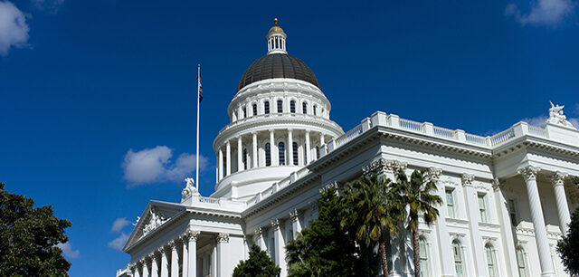 photo - The California State Capitol in downtown Sacramento, California Department of Water Resources