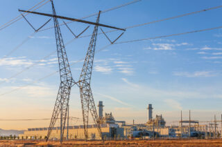 photo - Natural Gas Fired Electrical Power Plant