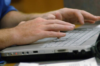LaptopMaleHands