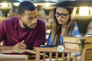 StudentsStudyingLibrary