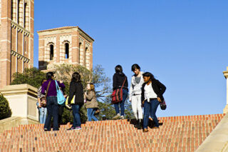 Students on UCLA Campus
