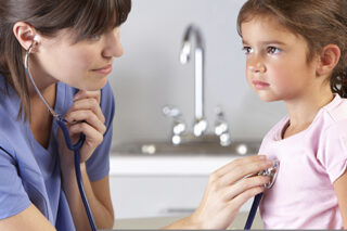 Nurse Little Girl Patient