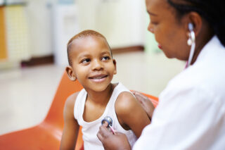 Child in Doctors Office