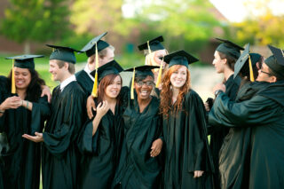 Graduates Group Celebrating