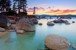 Photo of Lake Tahoe shore