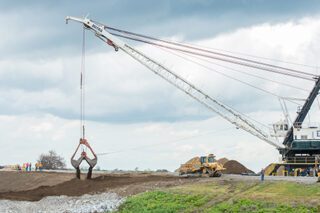 Levee repairs continue on Tyler Island in California