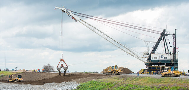 Levee repairs continue on Tyler Island in California