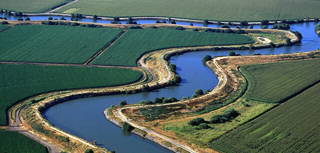 photo - Aerial view of the Sacramento-San Joaquin Delta