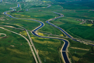 Photo of California water aqueducts