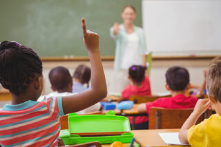 children in classroom