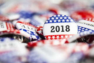 Election Vote Button 2018
