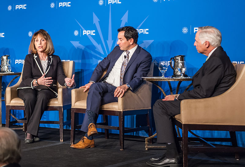 Patricia Bates, Anthony Rendon, Mark Baldassare