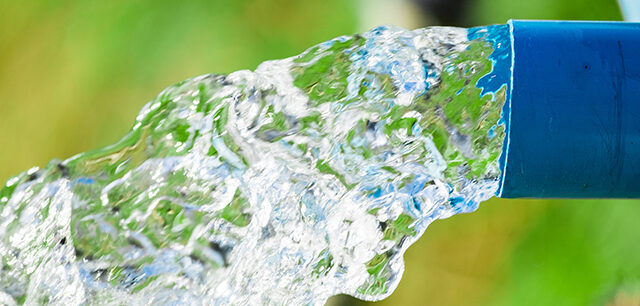 Blue pump pipe water flow equipment agriculture