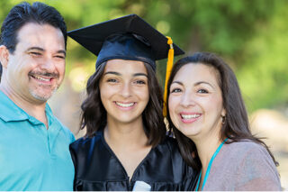 photo - College Graduate and Family