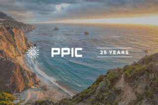 Big Sur Coastline Panorama At Sunset, California, USA