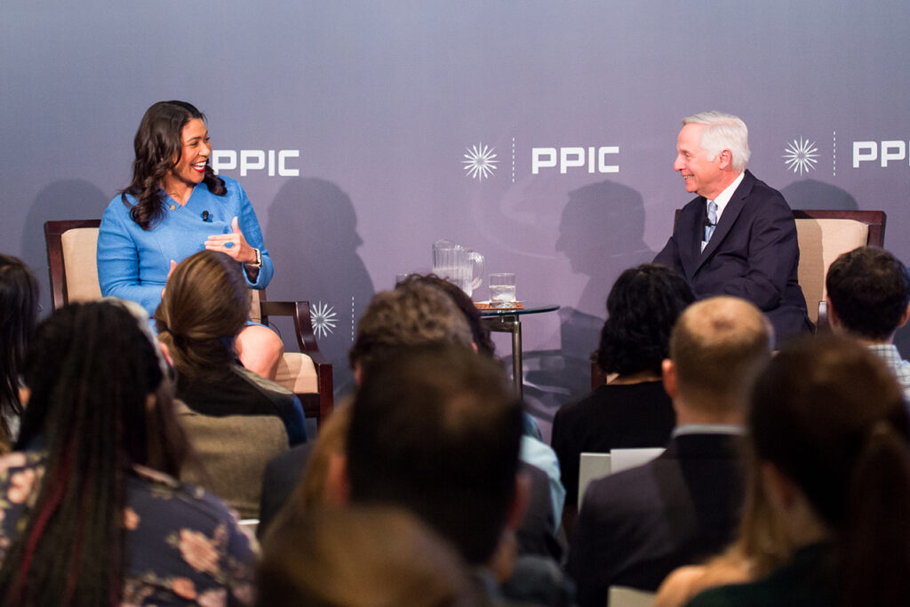 Photo of London Breed, Mark Baldassare
