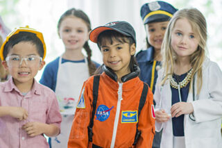 photo - Elementary School Students Dressed up in Future Job Costumes