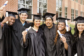 photo - Happy College Graduates