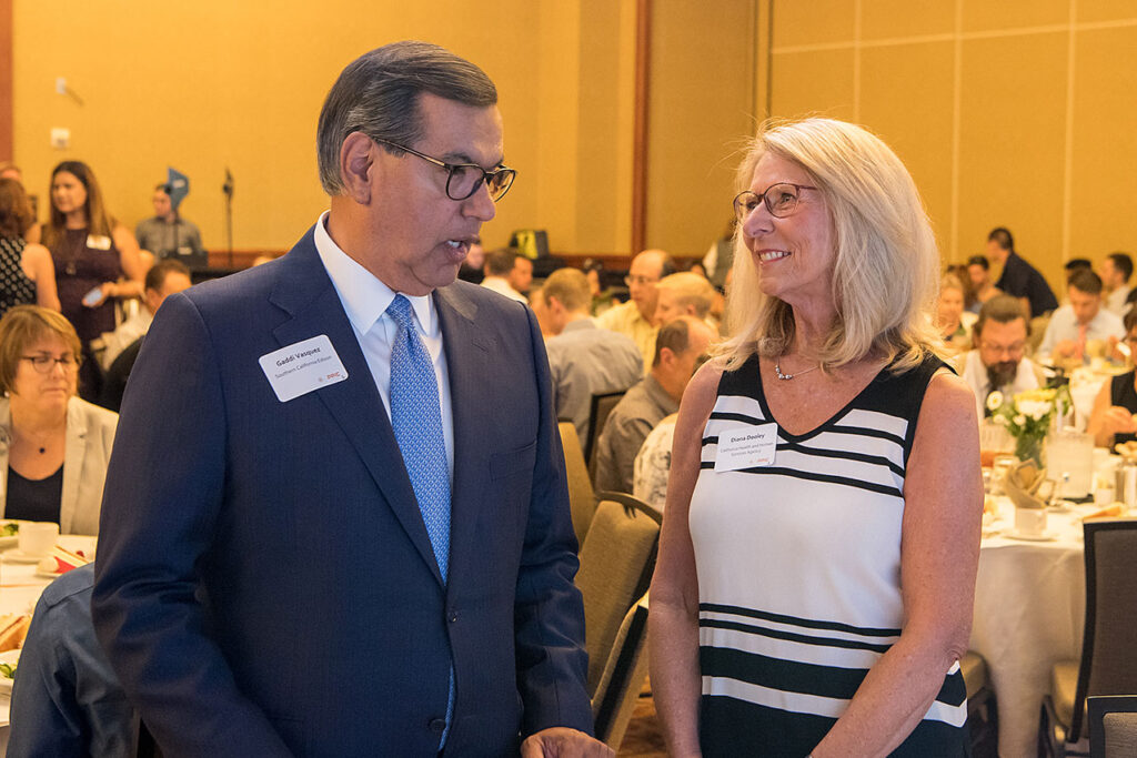 Photo of Gaddi Vasquez and Diane Dooley