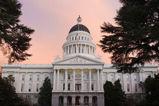 photo - The Capitol Building of California at Sunset