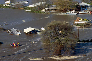 photo - San Joaquin River Flood 1997, Pixel CDWR