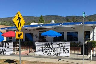 photo - Lake County Support for Firefighters after Valley Fire