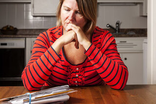 photo - Woman Worried about Bills