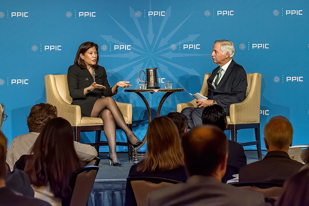 Photo of Tani Cantil-Sakauye and Mark Baldassare