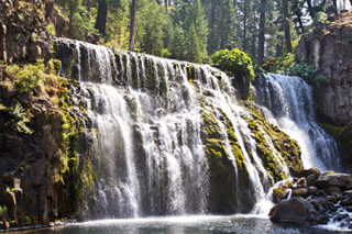 photo - Waterfall on the McCloud River near Mount Shasta, California