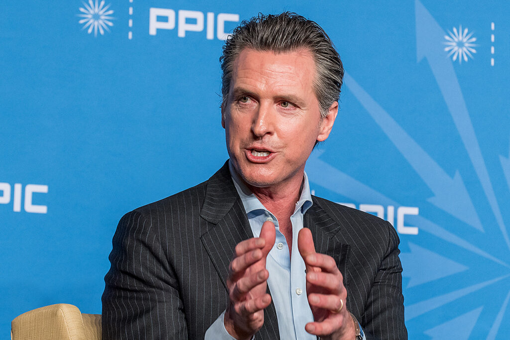 Photo of California Governor Gavin Newsom