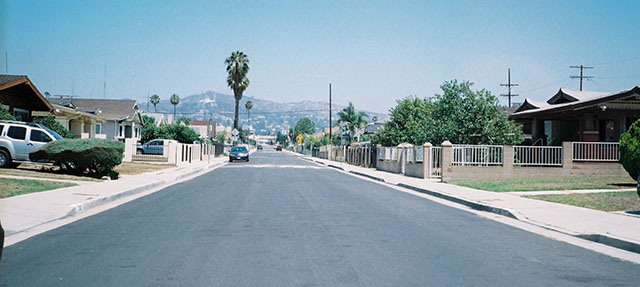 photo - Emplty Residential Street in Los Angeles