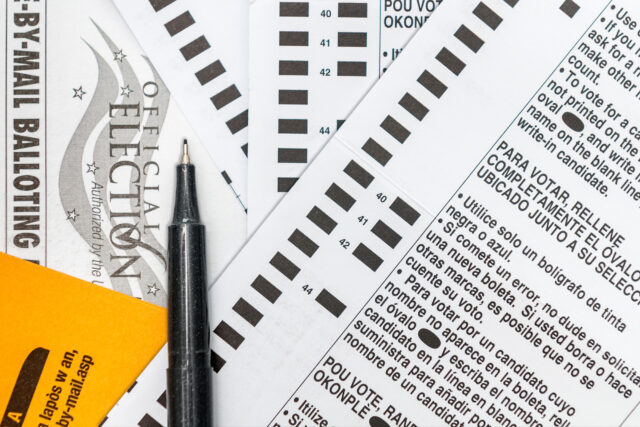 photo - voting ballots