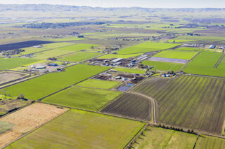 photo - Aerial View of Farmland in Central Valley, California
