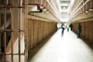 Prison Corridor with Cells