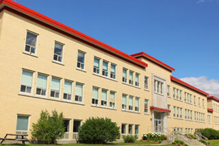 photo - Closed School Building Exterior