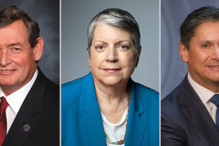 Photo of Timothy White Janet Napolitano, Eloy Ortiz Oakley