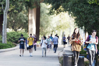 photo - Students Walking on UCLA Campus