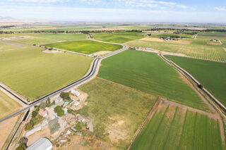photo - Aerial View of Farmland in California