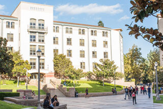 photo - Students and Residential Halls on UCLA Campus