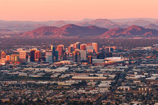 photo - Downtown Phoenix, Arizona at Dusk