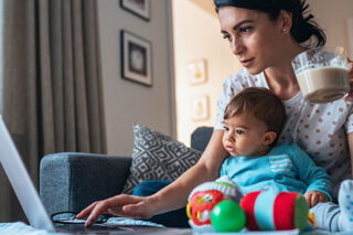 Working At Home Mom