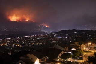 Yorba Linda Blue Ridge Fire