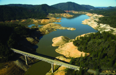 photo - Oroville River during Drought