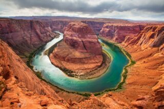 Scenic Horseshoe Bend in Page, Arizona