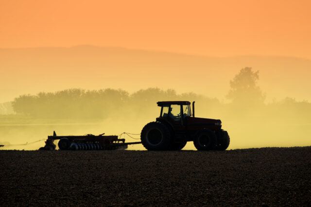 photo - Tractor Silhouette