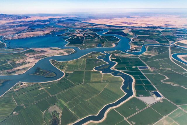 photo - Waterways Snaking Through the Sacramento River Delta