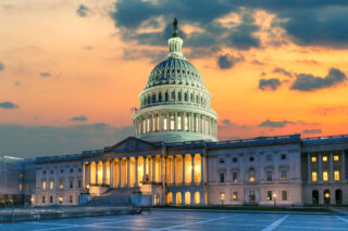 photo - US Capitol Building at Sunset