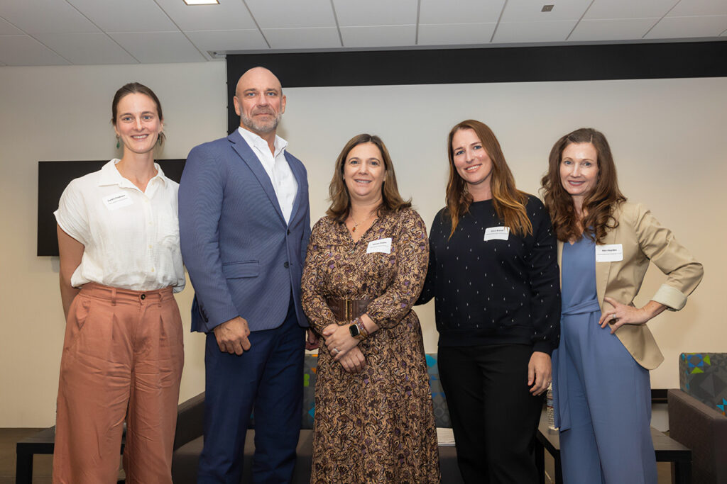 photo - Caity Peterson, Eric Averett, Allison Febbo, Erica Brand, Ann Hayden