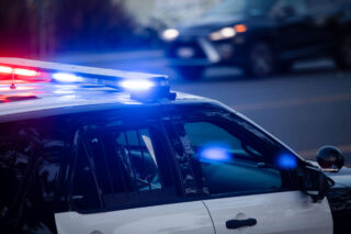 photo - Police Unit Responding to Call